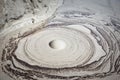 Mud volcano at Krasnodar state, Russia, c