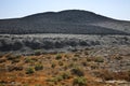 Mud volcano in Lokbatan near Baku. Azerbaijan Royalty Free Stock Photo