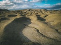 Mud volcano - selenar texture eit blue sky