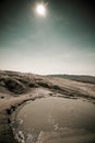 Mud Volcanoes in Buzau, Romania Royalty Free Stock Photo