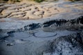 Mud volcanoes Royalty Free Stock Photo