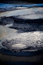 Mud volcanoes Royalty Free Stock Photo