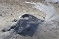 Mud volcanoes in Buzau, Romania. Vulcanii Noroiosi