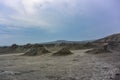 Mud volcanoes in Gobustan (Qobustan), Azerbaijan