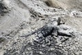 Mud volcanoes near Baku, Azerbaijan