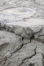 Mud Volcanoes - Texture and eruption -Romania, Buzau, Berca