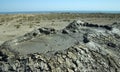 Mud vulcano and Caspian Sea