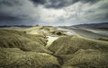 Mud vulcanoes Royalty Free Stock Photo
