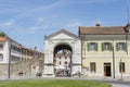 The Muda city gate in Koper, Slovenia. Royalty Free Stock Photo