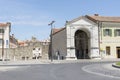 The Muda city gate in Koper, Slovenia. Royalty Free Stock Photo