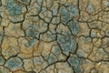 Mudcracks and soil drought Royalty Free Stock Photo