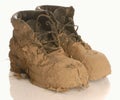 Muddy boots