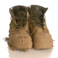 Muddy boots