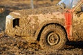 Muddy car Royalty Free Stock Photo