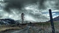 Dirt Road Heading Towards The Storm