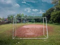 Muddy football field in cileungsi bogor Indonesia