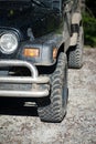 Muddy jeep