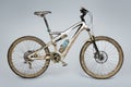 Muddy mountain bike Royalty Free Stock Photo