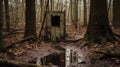 Muddy Outhouse: A Dark Reflection Of Dystopian Landscapes