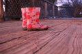Muddy Polka Dot Child`s Boots