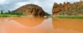 Muddy river after rainfall, Australia Royalty Free Stock Photo