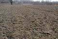 Muddy soil field background