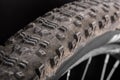 Muddy tire