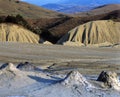 Muddy volcanoes Royalty Free Stock Photo