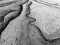 Muddy Volcanoes in Berca, Romania Royalty Free Stock Photo