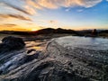 Muddy Volcanoes in Berca, Romania Royalty Free Stock Photo