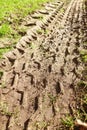 Muddy Wheel Track