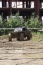 Muddy 4x4 vehicle Royalty Free Stock Photo