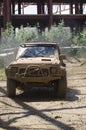 Muddy 4x4 vehicle Royalty Free Stock Photo