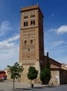 Mudejar towers in the city of Teruel. Spain