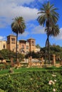 Mudejar Pavilion, Maria Luisa Park. Seville, Andalusia, Spain. Royalty Free Stock Photo