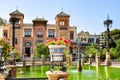 Mudejar pavilion in Seville, Spain Royalty Free Stock Photo