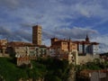 Mudejar towers in the city of Teruel. Spain