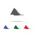 mudflow disaster icon, mobile, info graphics. Elements of desister multi colored icons. Premium quality graphic design icon. Simpl