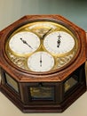 First marine chronometer made by the famous watchmaker Thomas Mudge in the 18th century in Britain Royalty Free Stock Photo