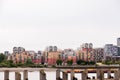 Mudlarks Boulevard Apartment buildings in Greenwich Peninsula Royalty Free Stock Photo