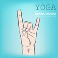Mudra Royalty Free Stock Photo