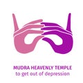 Mudra heavenly temple to get out of depression