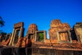 Mueang Tam Stone Sanctuary Prasat Mueang Tam. The Historical Sites and Monuments located in Buriram province of Thailand