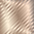 Mued bronze metal gradient diagonal stripes background Royalty Free Stock Photo