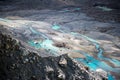 Mueller glacial river, Mt. Cook national park, New Zealand