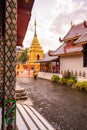 Muen Ngen Kong Temple in Rainy Season