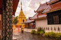 Muen Ngen Kong Temple in Rainy Season