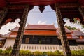 Muen Ngen Kong Temple in Rainy Season