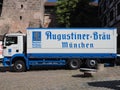 MUENCHEN - CIRCA JUNE 2022: Augustiner Braeu truck
