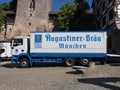 MUENCHEN - CIRCA JUNE 2022: Augustiner Braeu truck